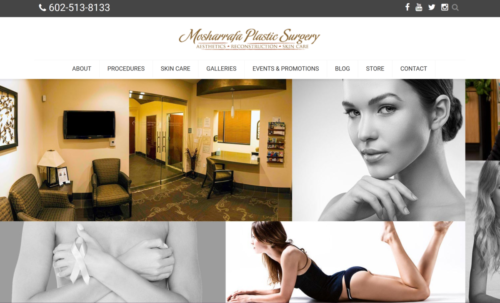 plastic surgery website design 12